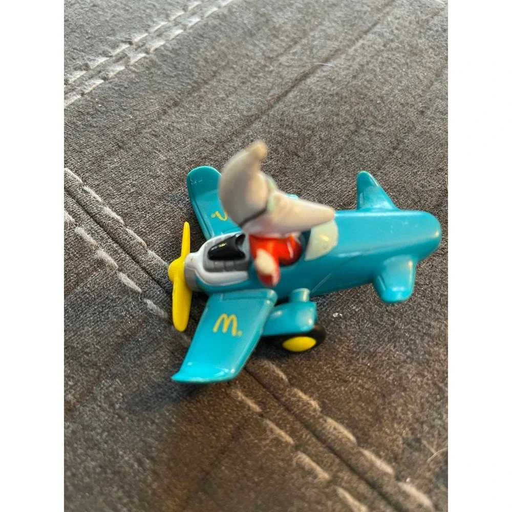 MCDONALD'S 1988 HAPPY MEAL TOY Mac Tonight Moon Man In Airplane. Vintage.